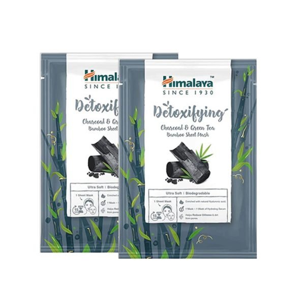 Himalaya Detoxifying Charcoal Green Tea Mask 30ml (Twin Pack)