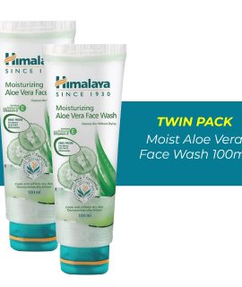 Himalaya Moist Aloe Vera Face Wash 100ml ( Twin Pack )