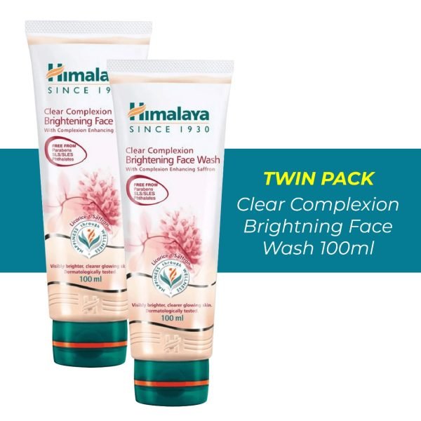 Himalaya Clear Complexion Brightening Face Wash 100ml ( Twin Pack )