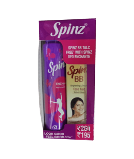 Spinz Deo Exotic + BB Talc 40g 150ml