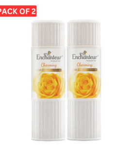 Enchanteur Perfumed Talc (Charming) 125g + 50g (Pack of 2)